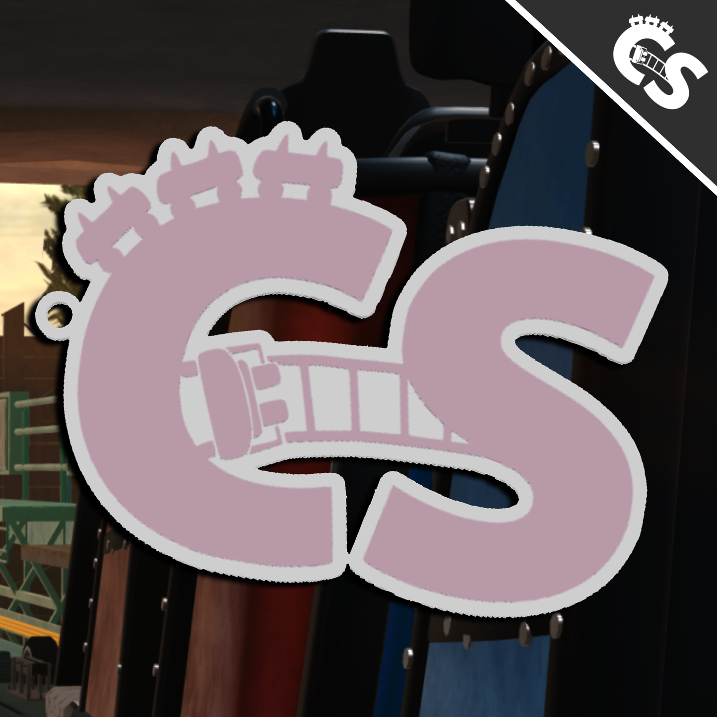 Coaster Studio Key Chain