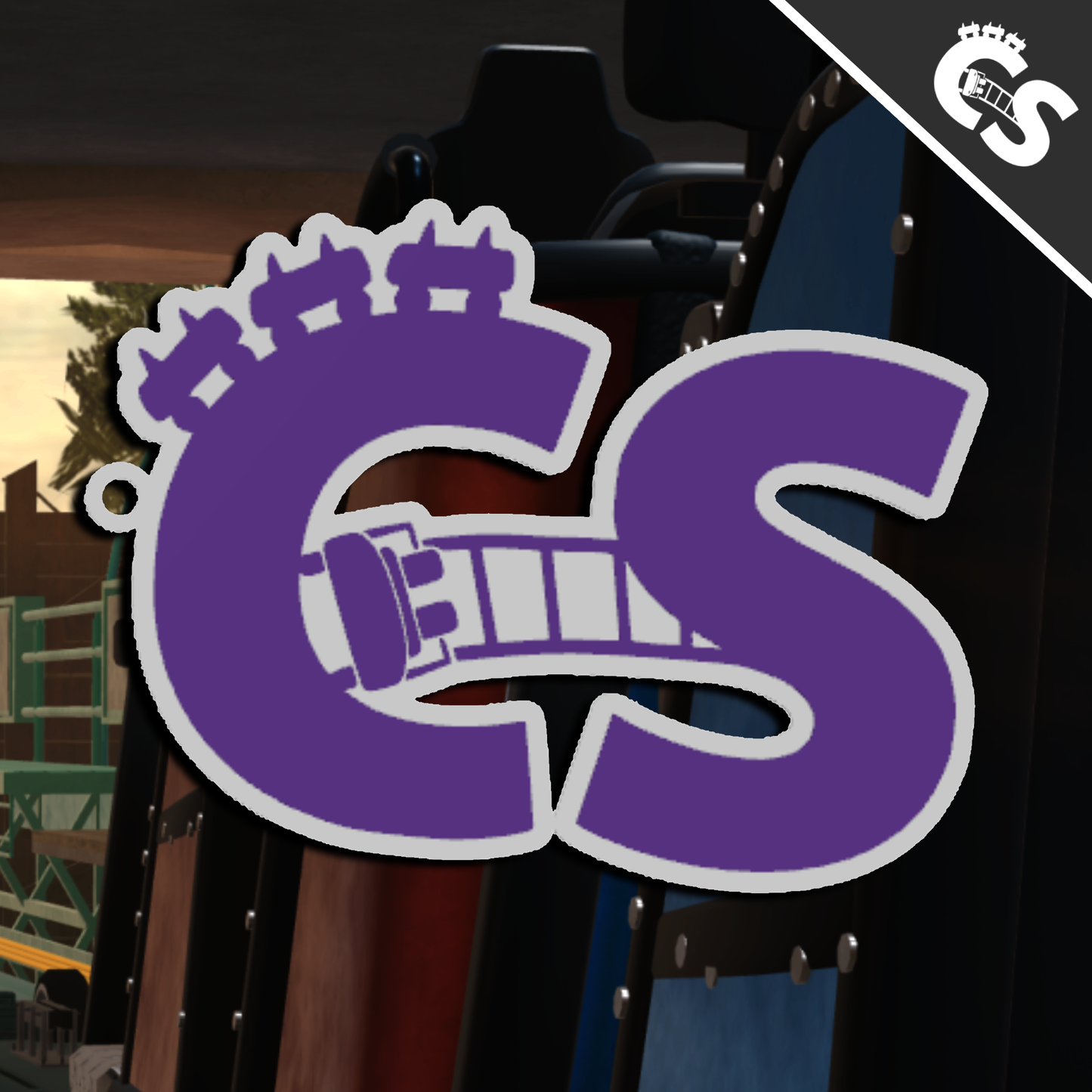 Coaster Studio Key Chain