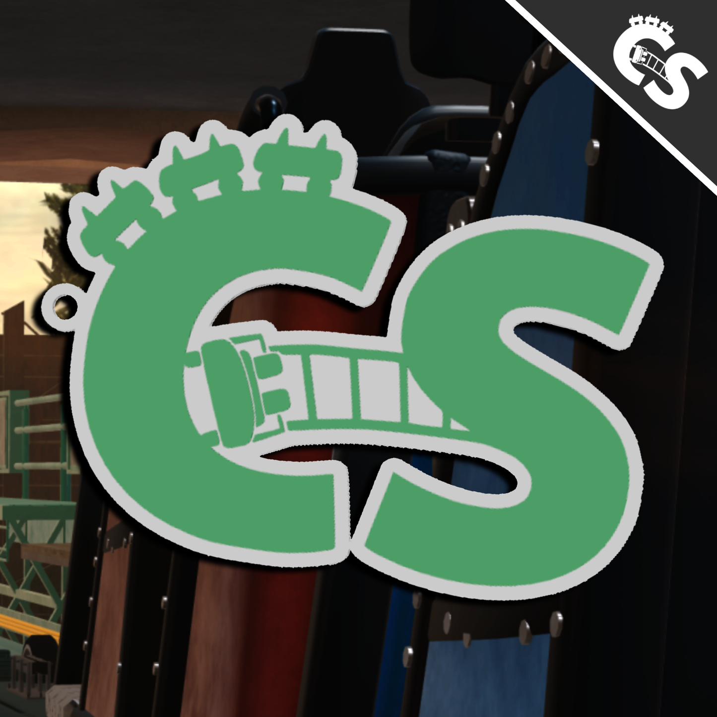 Coaster Studio Key Chain